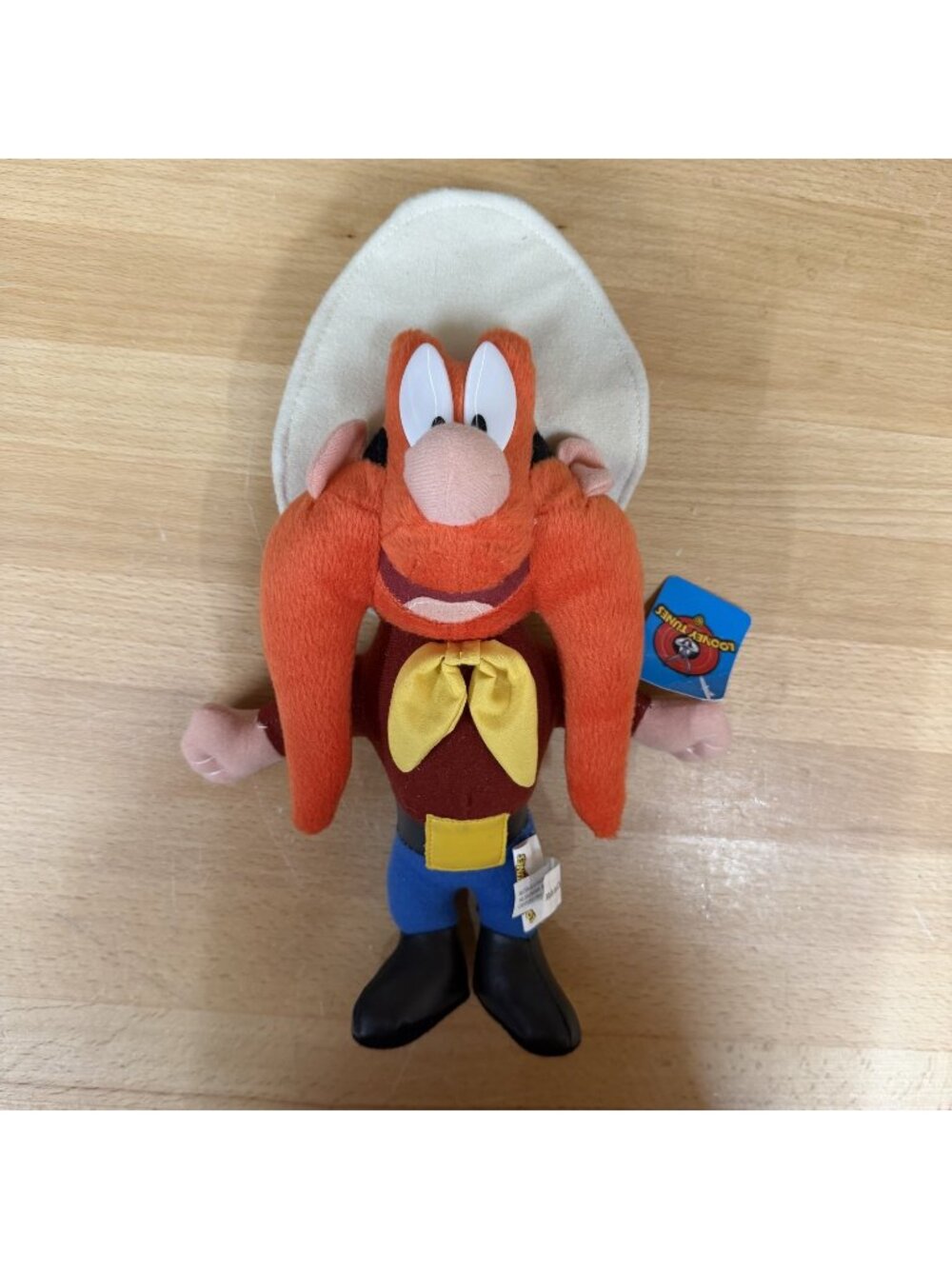 Yosemite Sam plush Looney Tunes 1995 Vintage Warner Bros Ace 12 inch